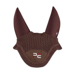 Krótka czapka dla konia Premier Equine Acoustic. Brązowe czapki damskie PREMIER EQUINE, bez wzorów, z neoprenu. Za 288.50 zł.