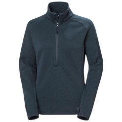 Damski sweter 1/2 zip Helly Hansen Varde 2.0. Niebieskie swetry nierozpinane damskie Helly Hansen, bez wzorów, bez kołnierzyka, bez ramiączek. Za 510.50 zł.