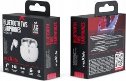 Słuchawki MaxLife słuchawki Bluetooth MXBE-03 TWS białe douszne. Białe słuchawki bezprzewodowe MaxLife. Za 42.23 zł.