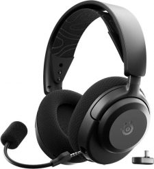 Słuchawki SteelSeries Arctis Nova 3P Zestaw słuchawkowy Bezprzewodowy Opaska na głowę Gaming USB Type-C Bluetooth Czarny (61775). Czarne słuchawki bezprzewodowe STEELSERIES. Za 644.02 zł.