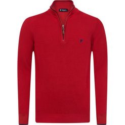Sweter w kolorze czerwonym. Czerwone swetry męskie Denim Culture, l, bez wzorów, z bawełny, bez kołnierzyka, bez ramiączek. W wyprzedaży za 174.95 zł.