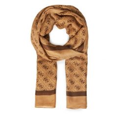 Szal Guess. Brązowe szaliki damskie Guess, z aplikacjami. Za 199.99 zł.