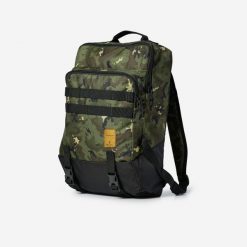 Plecak Tactical 20 l camo ISV. Brązowe plecaki damskie SOLOGNAC, bez wzorów, z materiału, sportowe. Za 69.99 zł.