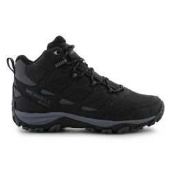 Buty Merrell West Rim Sport Mid Gtx J036519 czarne. Czarne obuwie trekkingowe damskie z gore-texu, bez zapięcia. Za 962.69 zł.