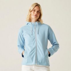 Damska bluza z kapturem zapinana na zamek Regatta Bayletta II. Niebieskie bluzy damskie Regatta, m, bez wzorów, z bawełny, bez ramiączek, z kapturem. Za 93.05 zł.