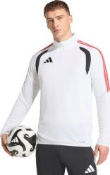 Adidas Bluza męska adidas Tiro 26 League Training Top biało-czarno-czerwona KR0371 2XL. Białe bluzy męskie Adidas, m, bez wzorów, bez ramiączek, bez kaptura. Za 236.08 zł.