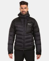 Kurtka puchowa Kilpi Guss. Czarne kurtki męskie Kilpi, na zimę, m, bez wzorów, z materiału, eleganckie, bez kaptura. Za 844.00 zł.