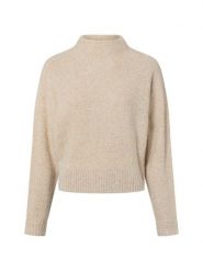 Opus Damski sweter z dzianiny - Posmic Kobiety beżowy|srebrny marmurkowy, 40. Brązowe swetry nierozpinane damskie Opus, bez wzorów, z dzianiny, bez kołnierzyka, bez ramiączek. Za 449.95 zł.