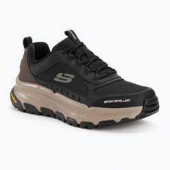 Buty męskie SKECHERS D'Lux Trekker. Brązowe buty zimowe męskie Skechers, bez wzorów, bez obcasa, bez zapięcia. Za 389.99 zł.