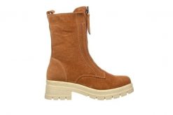 Botki Bayla-161 188 1104 53 Coconut Suede 161628, Brązowy, Skóra naturalna - 41. Brązowe botki damskie Bayla, na zimę, bez wzorów, z gumy, eleganckie, z okrągłym noskiem, za kostkę, bez obcasa, bez zapięcia. W wyprzedaży za 299.00 zł.