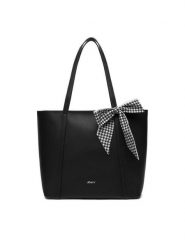 JENNY Torebka C-MJT-J-004-02 Czarny. Czarne shopperki damskie Jenny, bez wzorów, z materiału, bez dodatków. Za 179.99 zł.