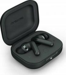 Słuchawki Motorola Moto Buds+ grafitowe. Szare słuchawki bezprzewodowe Motorola. Za 493.19 zł.