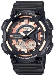 Zegarek Męski CASIO Gerton AEQ-110W-1A3VDF + BOX. Zegarki męskie Casio, bez wzorów. Za 193.69 zł.
