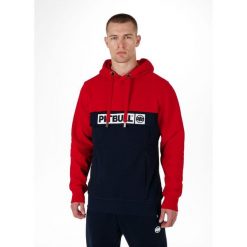 Bluza męska Pitbull z kapturem Two-Color Hilltop. Czarne bluzy męskie PITBULL, l, bez wzorów, z kapturem, na fitness i siłownię. Za 199.99 zł.
