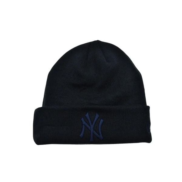 Czapka New Era Cuffed Yankees. Niebieskie czapki damskie New Era, z aplikacjami, z dzianiny. Za 151.50 zł.