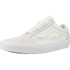 Tenisówki Vans Model Skool Craftcore Kolor Beżowy. Brązowe trampki i tenisówki damskie Vans, bez wzorów, ze skóry, bez zapięcia. W wyprzedaży za 290.75 zł.