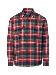 Polo Ralph Lauren koszula flanelowa Mężczyźni Regular Fit Bawełna (100%) czerwony|zielony|niebieski, L. Czerwone koszule męskie Polo Ralph Lauren, l, bez wzorów, z bawełny, bez kołnierzyka, bez ramiączek. Za 1,199.95 zł.
