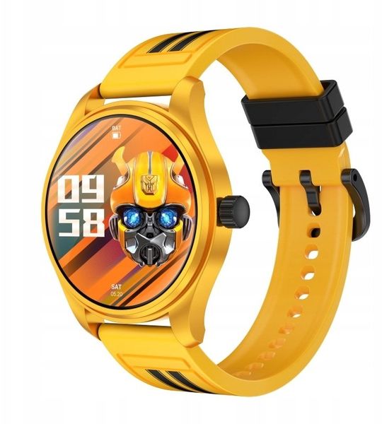 Smartwatch Maxcom Maxcom SmartWatch Transformers TF20 Yellow. Żółte zegarki smartwatch MAXCOM, bez wzorów. Za 169.40 zł.