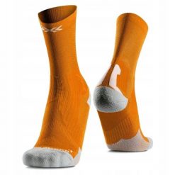 Skarpety unisex X-Socks Bike Perform Crew Flame Orange O030. Brązowe skarpetki damskie X-Socks, bez wzorów. Za 120.00 zł.