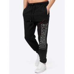 Spodnie do biegania Lonsdale Dartford. Czarne spodnie sportowe męskie Lonsdale, m, bez wzorów, z dresówki, do biegania. Za 196.50 zł.