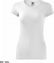 MALFINI Glance 141 - ADLER - Koszulka damska, 180 g/m2, - biały L. Białe bluzki damskie MALFINI, l, bez wzorów, bez kołnierzyka, bez ramiączek. Za 31.91 zł.