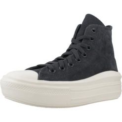 Buty CONVERSE CHUCK TAYLOR ALL STAR MOVE HI Niebieski. Niebieskie obuwie sportowe damskie Converse, bez wzorów, ze skóry, bez zapięcia. Za 306.99 zł.