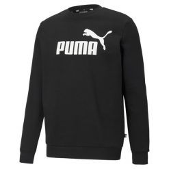 Bluza Puma Ess Big Logo Crew, Mężczyźni. Białe bluzy męskie Puma, m, bez wzorów, z bawełny, sportowe, bez ramiączek, bez kaptura. Za 290.00 zł.