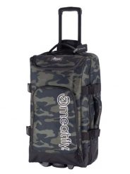 Walizka podróżna Contin Rampage Camo 100L Meatfly. Zielone walizki damskie Meatfly, bez wzorów, z materiału. Za 679.99 zł.