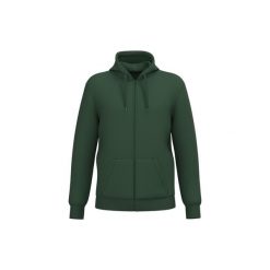 Bluza z kapturem Kariban. Zielone bluzy damskie KARIBAN, xl, bez wzorów, z bawełny, bez ramiączek, z kapturem. Za 220.00 zł.