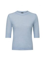 BOSS sweter z dzianiny - Fusionana Kobiety Wełna niebieski, XL. Niebieskie swetry nierozpinane damskie Boss, xl, bez wzorów, z dzianiny, bez kołnierzyka, bez ramiączek. Za 899.95 zł.