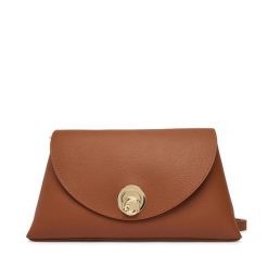 Torebka Coccinelle. Brązowe listonoszki damskie Coccinelle, bez wzorów, bez dodatków. Za 1,439.00 zł.