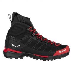 Buty trekkingowe męskie Salewa Ortles Light Mid Powertex. Czarne buty zimowe męskie Salewa, z materiału, za kostkę, bez zapięcia. Za 1,468.00 zł.