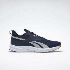 Buty do chodzenia męskie Reebok Runner 4 4E. Czerwone buty sportowe męskie Reebok, bez wzorów, z materiału, bez zapięcia, trekkingowe. Za 251.00 zł.