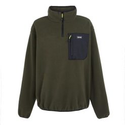 Polarowy Top Męski Suwak Do Połowy Frankie. Zielone bluzy męskie Regatta, na zimę, m, bez wzorów, z polaru, sportowe, bez ramiączek, bez kaptura. Za 125.99 zł.