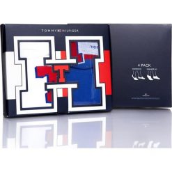 SKARPETKI TOMMY HILFIGER SURF THE WEB 392004001 470 043. Białe skarpety męskie Tommy Hilfiger, bez wzorów, z materiału. W wyprzedaży za 39.99 zł.