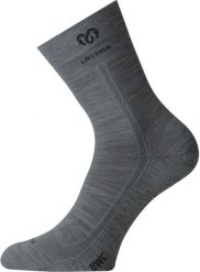 Skarpety merino BWC. Szare skarpetki damskie LASTING, bez wzorów, z elastanu. Za 45.00 zł.