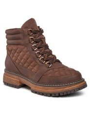 Roxy Trapery ARJB700745 Brązowy. Brązowe trapery damskie Roxy, ze skóry, bez zapięcia. Za 529.99 zł.