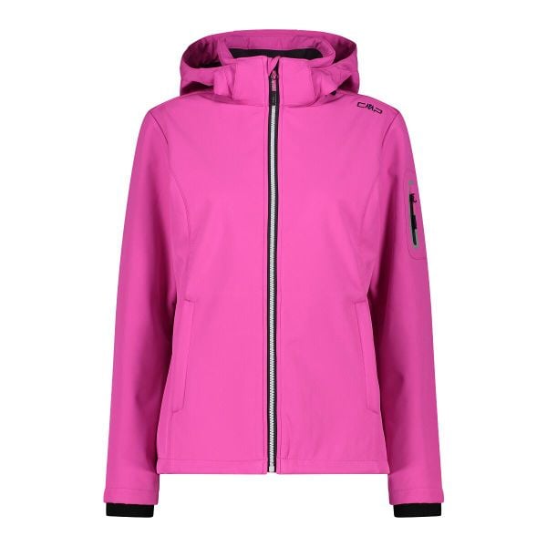 Kurtka damska turystyczna CMP 39A5006. Czerwone kurtki sportowe damskie CMP, s, bez wzorów, bez ramiączek, bez kaptura, trekkingowe. W wyprzedaży za 314.99 zł.