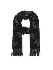 Guess Szalik AM9666 POL03 Czarny. Czarne rękawiczki damskie Guess, z aplikacjami, z poliesteru. Za 234.99 zł.