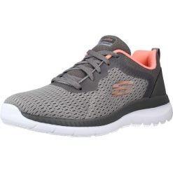 Buty SKECHERS BOUNTIFUL-QUICK PATH Szary. Szare obuwie trekkingowe damskie Skechers, z tkaniny, bez zapięcia. Za 199.99 zł.
