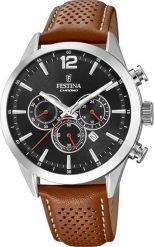 Zegarek Festina Zegarek męski Festina F20542-6 brązowy. Brązowe zegarki męskie Festina, bez wzorów. Za 550.00 zł.