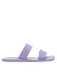 JENNY Klapki CT1011-6 Fioletowy. Fioletowe klapki damskie Jenny, bez wzorów, z syntetyku, bez obcasa, bez zapięcia. Za 39.99 zł.