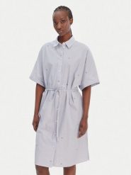 JOOP! Jeans Sukienka koszulowa Davinia 30102171 Niebieski Regular Fit. Niebieskie sukienki damskie JOOP! Jeans, xs, bez wzorów, z bawełny, bez kołnierzyka, bez ramiączek, koszulowe. Za 899.99 zł.