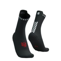 Skarpetki biegowe Compressport ProRacing Socks V4 Run High black/white. Białe skarpetki damskie Compressport, bez wzorów. Za 89.99 zł.
