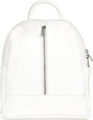 Vera Pelle Biały Włoski Plecak Skórzany A4 damski pojemny solidny C78. Białe plecaki damskie Vera Pelle, bez wzorów. Za 246.39 zł.