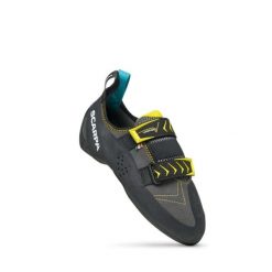 Buty wspinaczkowe SCARPA Vapor V. Szare buty zimowe męskie Scarpa, bez wzorów, bez obcasa, bez zapięcia. Za 599.99 zł.
