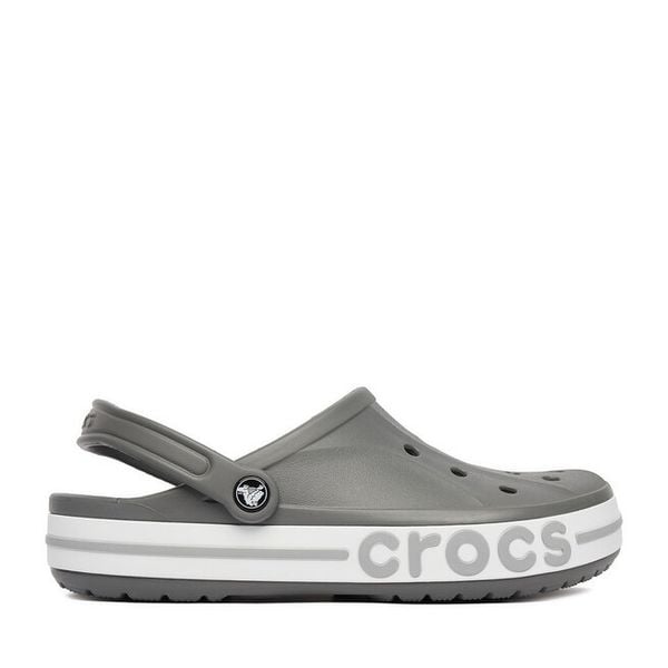 Klapki Crocs. Szare klapki męskie Crocs, bez wzorów, bez zapięcia. Za 229.99 zł.