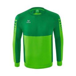 Bluza Erima Six Wings Zielona Junior. Zielone bluzy męskie Erima, bez wzorów, z bawełny, sportowe, bez ramiączek, bez kaptura. Za 272.99 zł.