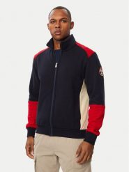 Napapijri Bluza B-Archive NP0A8AFN Granatowy Regular Fit. Niebieskie bluzy męskie Napapijri, m, bez wzorów, z bawełny, bez ramiączek, bez kaptura. Za 749.99 zł.