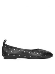 Badura Baleriny HEATHER-LT249060-56 Czarny. Czarne balerinki damskie Badura, bez wzorów, ze skóry, bez obcasa, bez zapięcia. Za 299.99 zł.